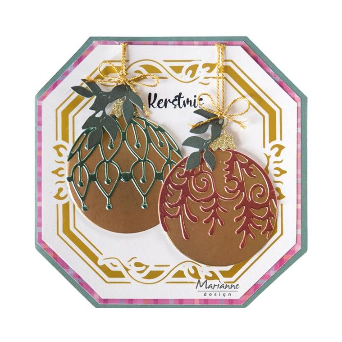 Marianne Design dies "Christmas baubles (round)" LR0967
