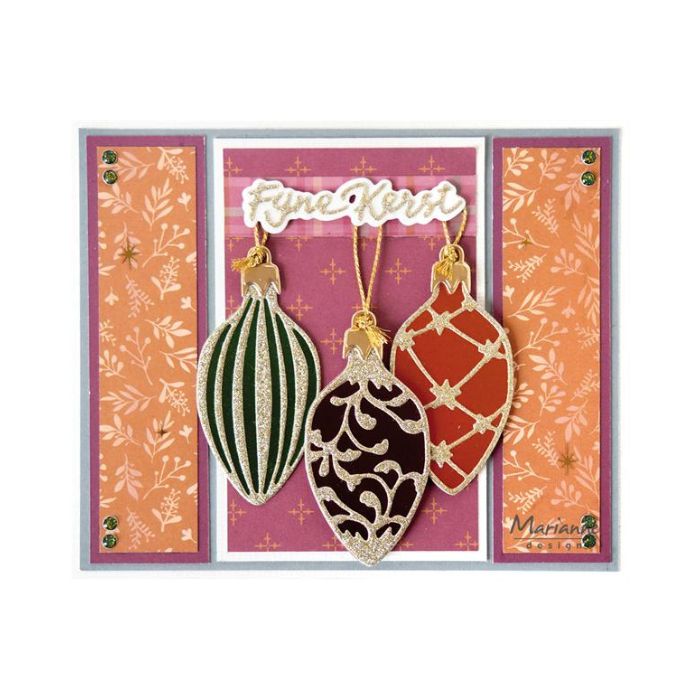 Marianne Design dies "Christmas baubles (oval)" LR0968