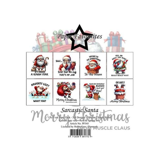 Paper Favourites Paper Pack "Sarcastic Santa" PF545
