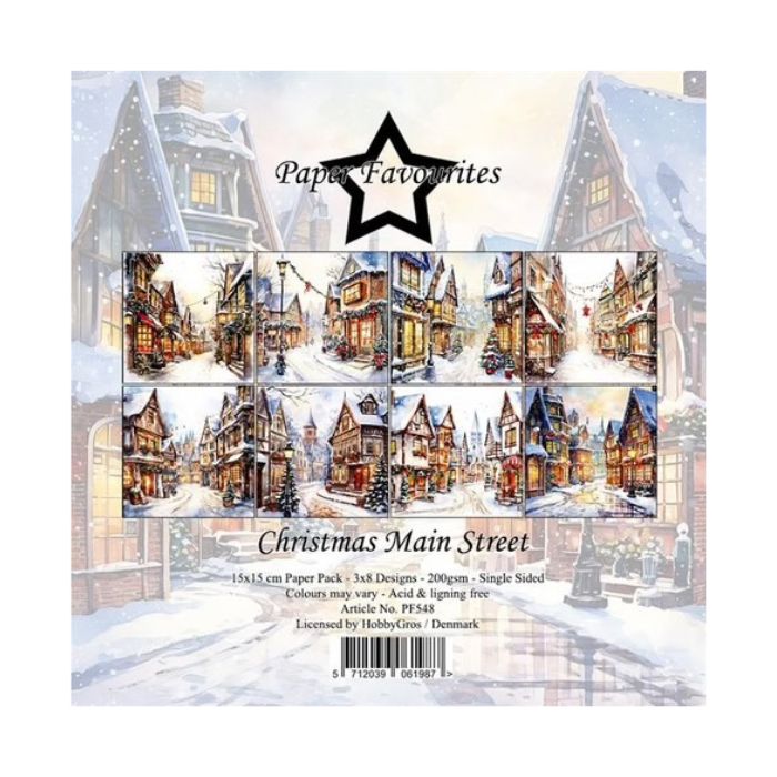 Paper Favourites Paper Pack "Christmas Main Street" PF548