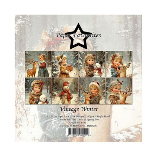 Paper Favourites Paper Pack "Vintage Winter" PF551