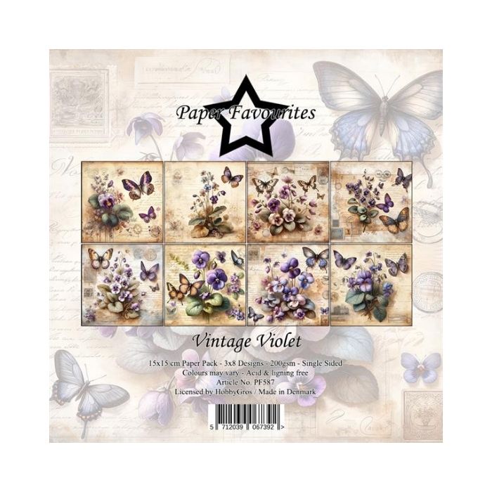 Paper Favourites Paper Pack "Vintage Violet" PF587