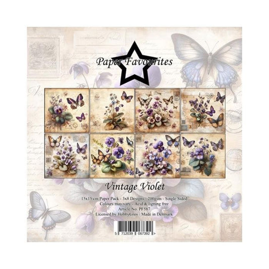 Paper Favourites Paper Pack "Vintage Violet" PF587