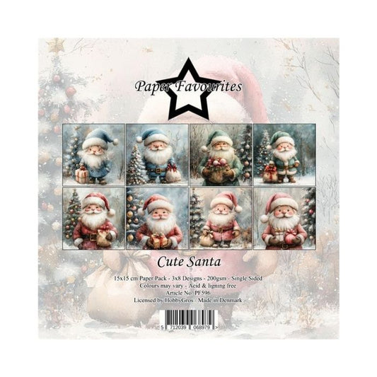 Paper Favourites Paper Pack "Cute Santa" PF596