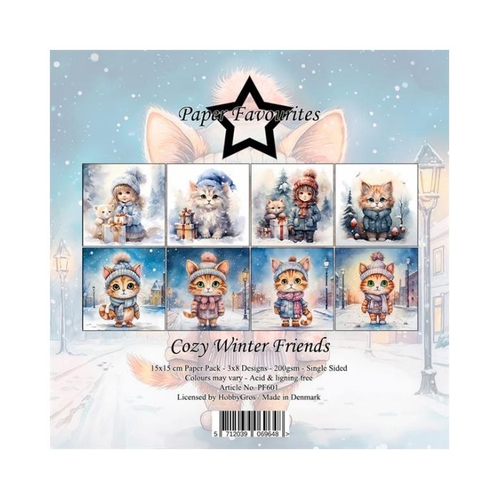 Paper Favourites Paper Pack "Cozy Winter Friends" PF601