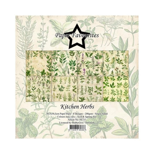 Paper Favourites Paper Pack "Kitchen Herbs" PF737