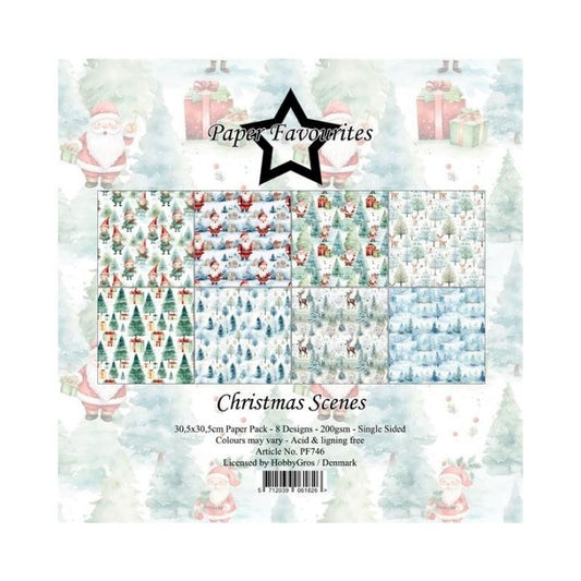 Paper Favourites Paper Pack "Christmas Scenes" PF746