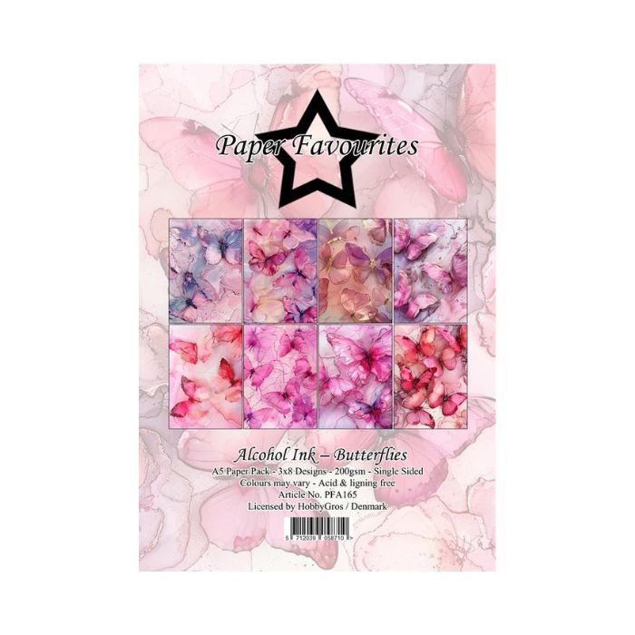 Paper Favourites Paper Pack "Alcohol Ink - Butterflies" PFA165