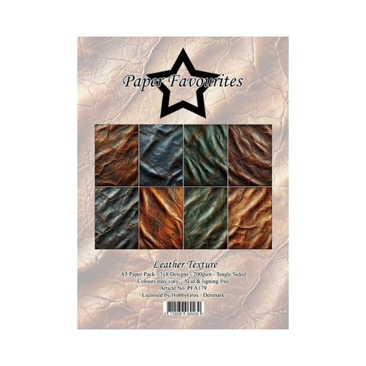 Paper Favourites Paper Pack "Leather Texture" PFA179