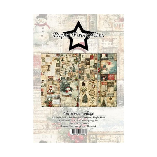 Paper Favourites Paper Pack "Christmas Collage" PFA189