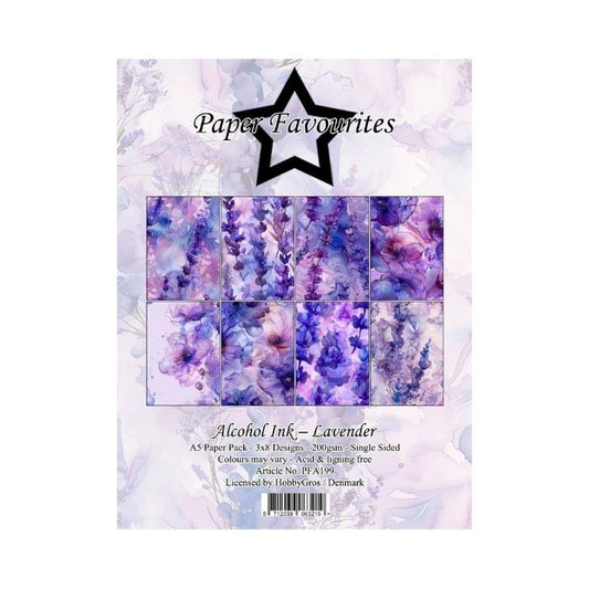 Paper Favourites Paper Pack "Alcohol Ink - Lavender" PFA199