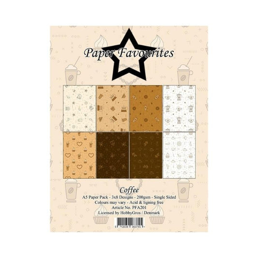Paper Favourites Paper Pack "Coffee" PFA201