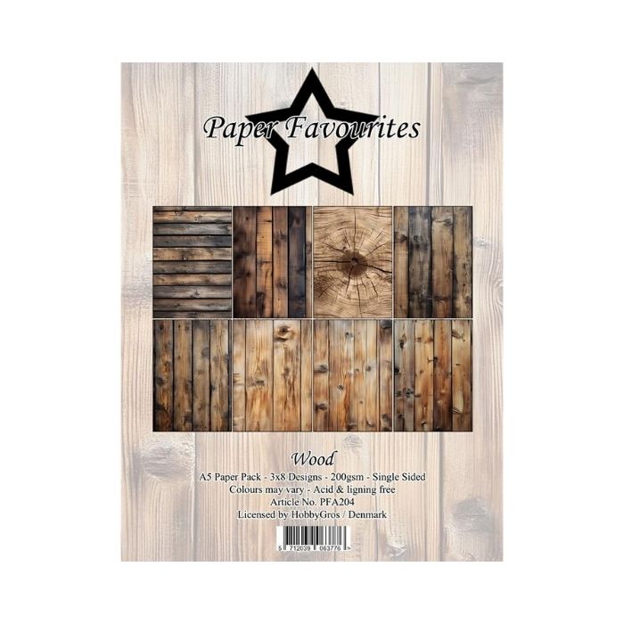 Paper Favourites Paper Pack "Wood" PFA204