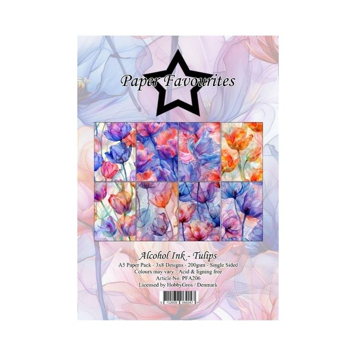 Paper Favourites Paper Pack "Alcohol Ink - Tulips" PFA206