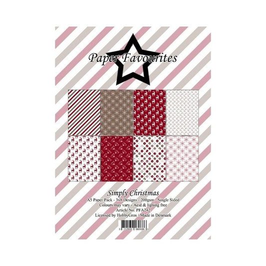 Paper Favourites Paper Pack "Simply Christmas" PFA242