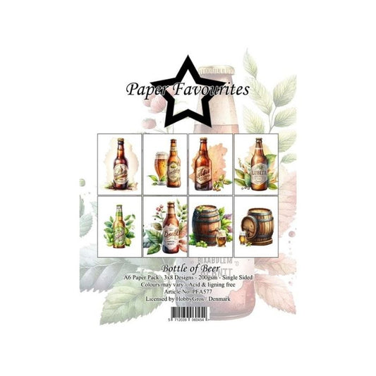 Paper Favourites Paper Pack "Bottle of Beer" PFA577
