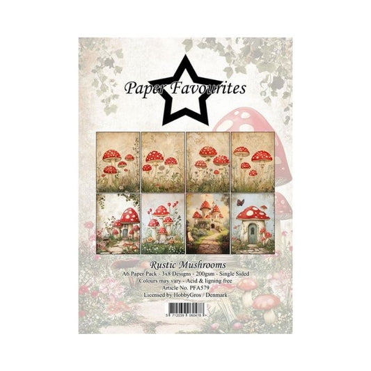 Paper Favourites Paper Pack "Rustic Mushrooms" PFA579