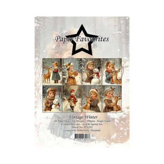 Paper Favourites Paper Pack "Vintage Winter" PFA592