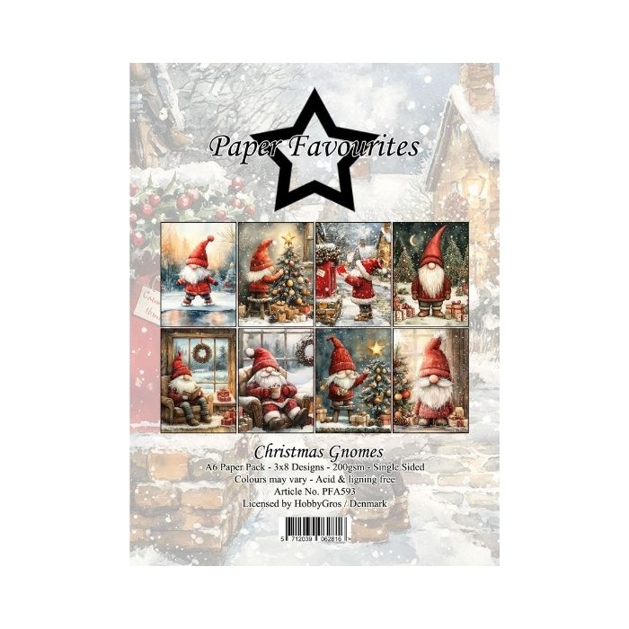 Paper Favourites Paper Pack "Christmas Gnomes" PFA593