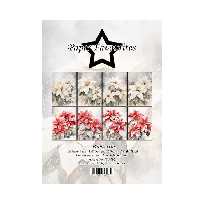 Paper Favourites Paper Pack "Poinsettia" PFA595