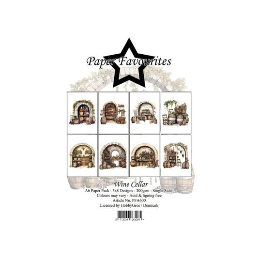 Paper Favourites Paper Pack "Wine Cellar" PFA600