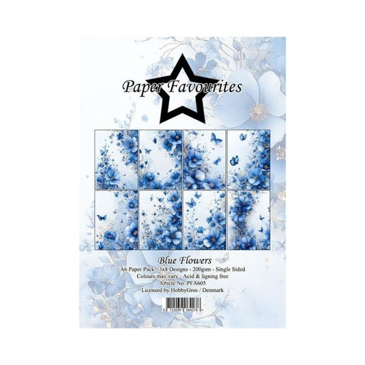 Paper Favourites Paper Pack "Blue Flowers" PFA605