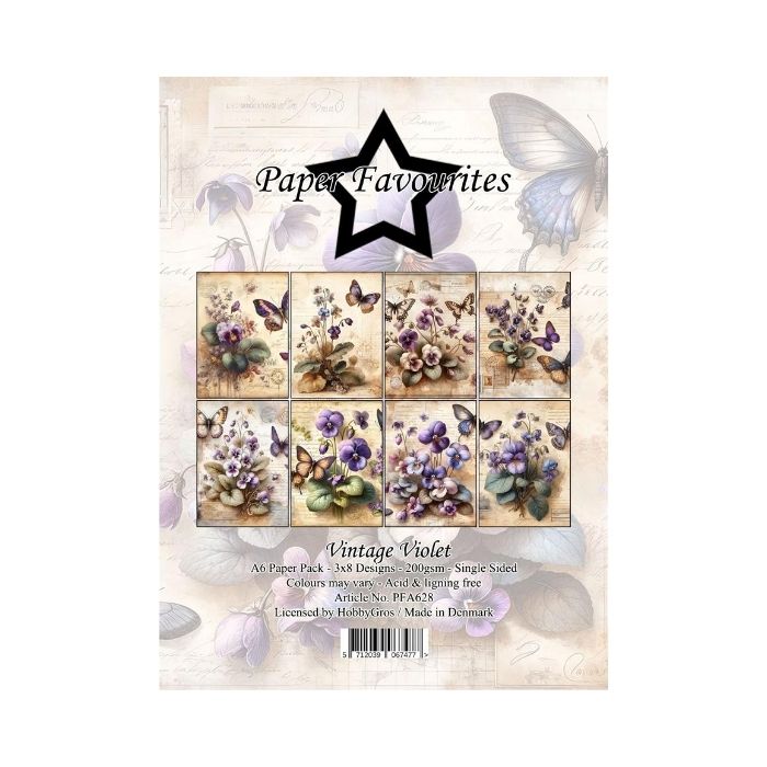 Paper Favourites Paper Pack "Vintage Violet" PFA628