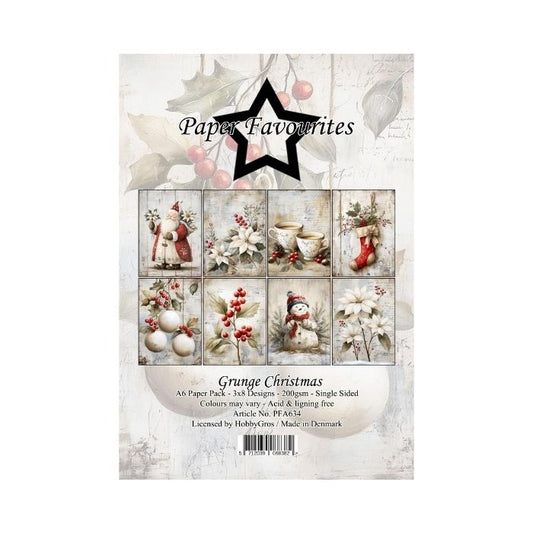Paper Favourites Paper Pack "Grunge Christmas" PFA634
