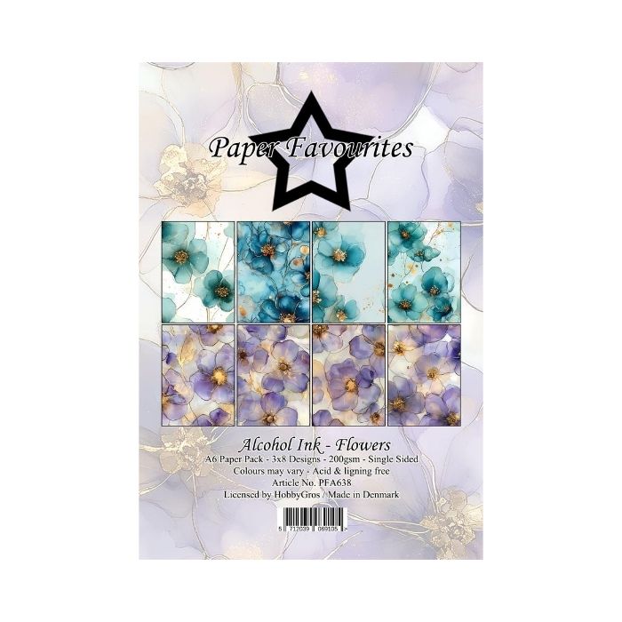 Paper Favourites Paper Pack "Alcohol Ink - Flowers" PFA638