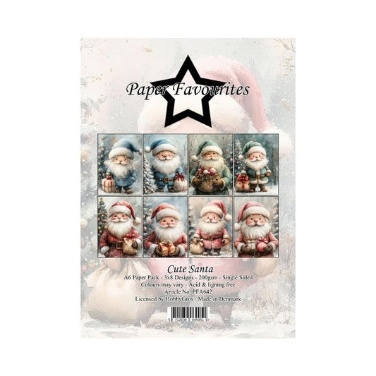 Paper Favourites Paper Pack "Cute Santa" PFA642