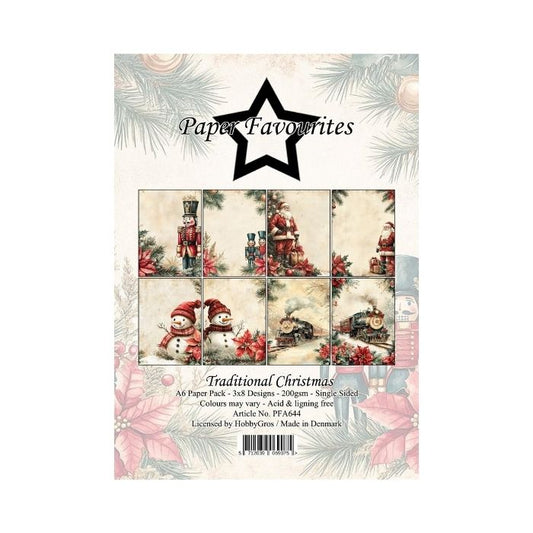 Paper Favourites Paper Pack "Traditional Christmas" PFA644