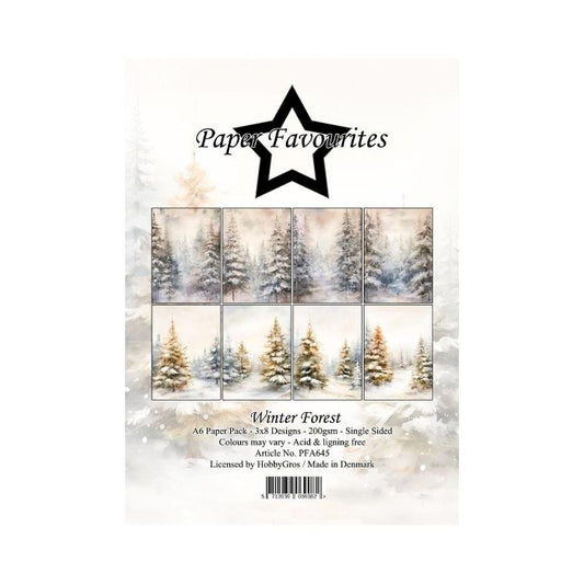 Paper Favourites Paper Pack "Winter Forest" PFA645