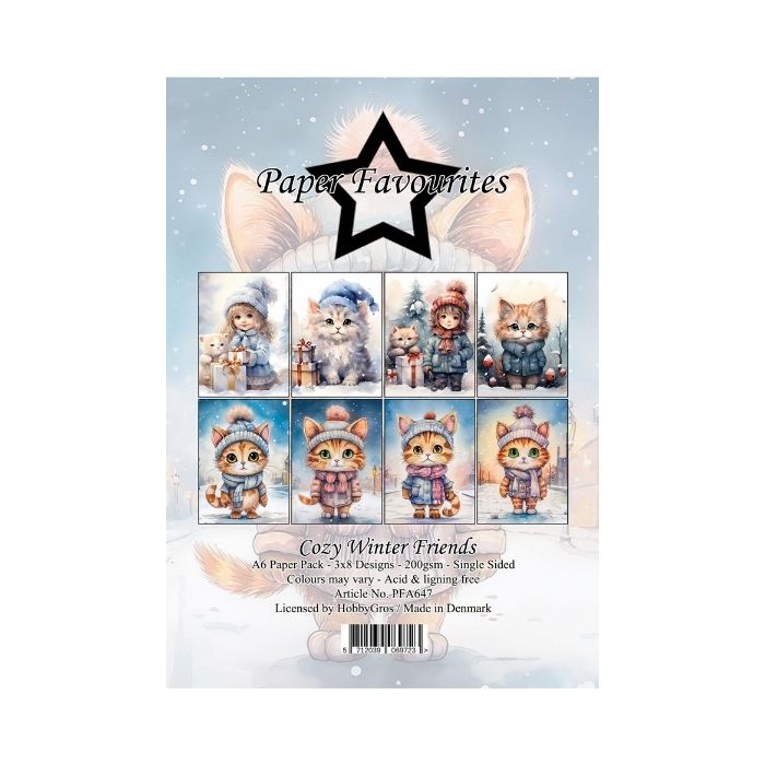 Paper Favourites Paper Pack "Cozy Winter Friends" PFA647