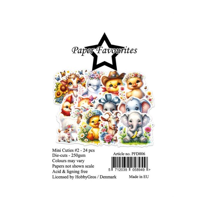 Paper Favourites Die-Cuts "Mini Cuties #2" PFD006