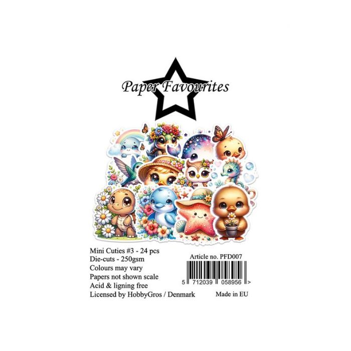 Paper Favourites Die-Cuts "Mini Cuties #3" PFD007
