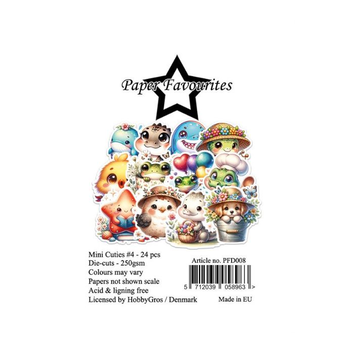 Paper Favourites Die-Cuts "Mini Cuties #4" PFD008
