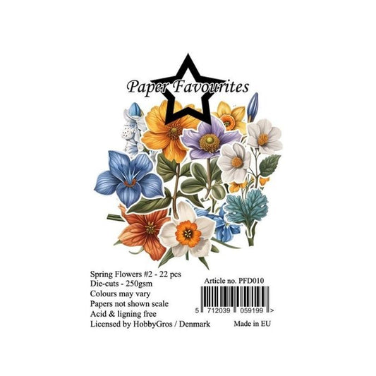 aper Favourites Die-Cuts "Spring Flowers #2" PFD010