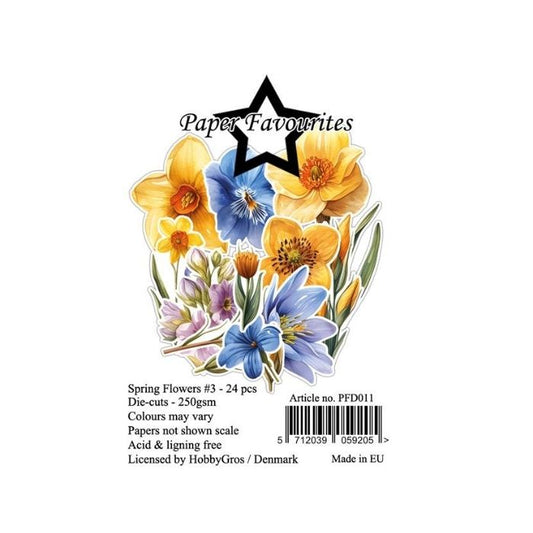 Paper Favourites Die-Cuts "Spring Flowers #3" PFD011