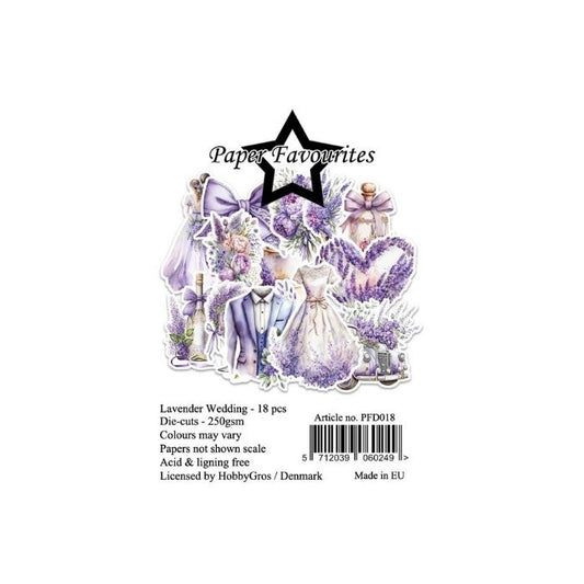 Paper Favourites Die-Cuts "Lavender Wedding" PFD018