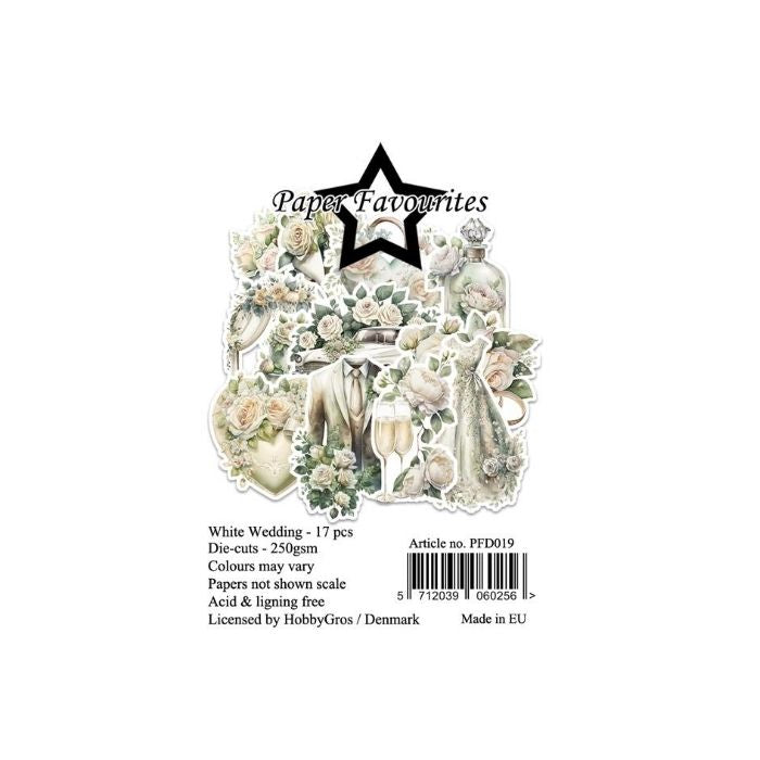 Paper Favourites Die-Cuts "White Wedding" PFD019