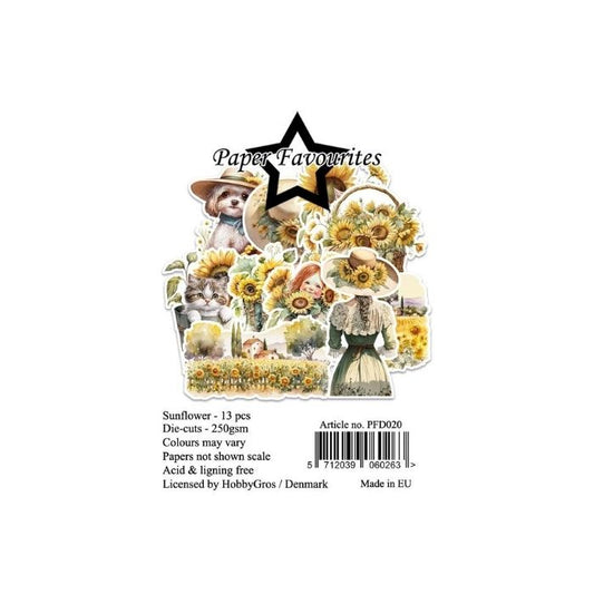 Paper Favourites Die-Cuts "Sunflower" PFD020