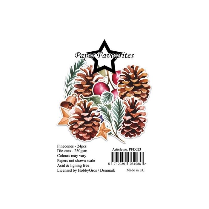 Paper Favourites Die-Cuts "Pinecones" PFD023