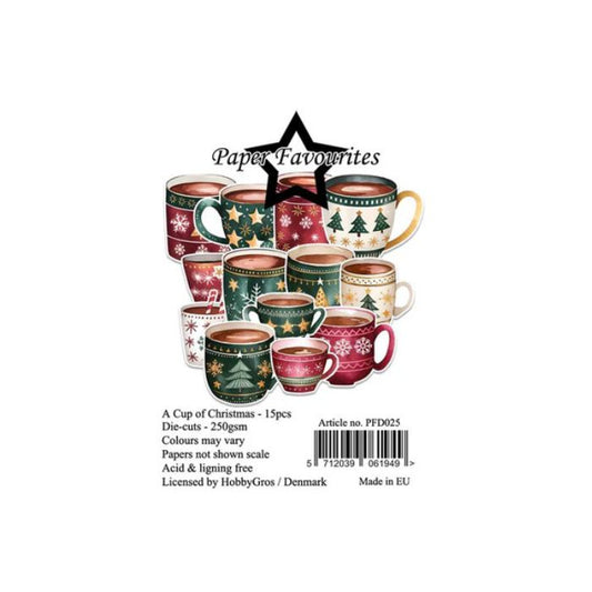 Paper Favourites Die-Cuts "A Cup of Christmas" PFD025