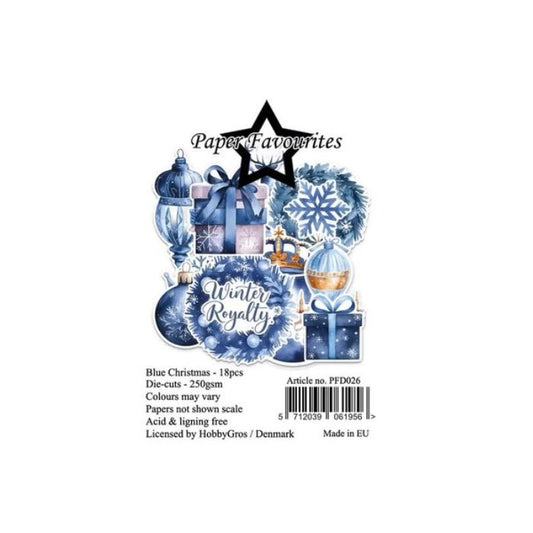 Paper Favourites Die-Cuts "Blue Christmas" PFD026