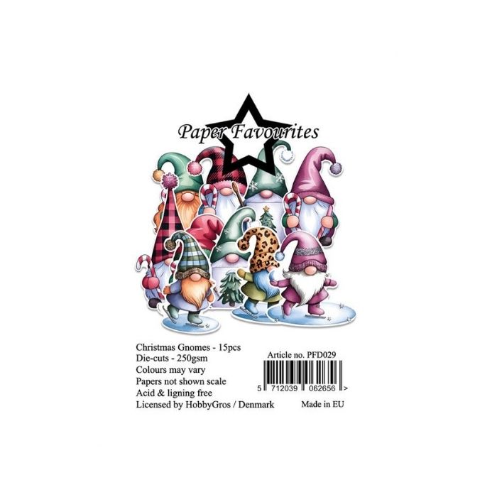 Paper Favourites Die-Cuts "Christmas Gnomes" PFD029