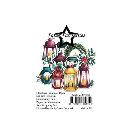 Paper Favourites Die-Cuts "Christmas Lanterns" PFD031