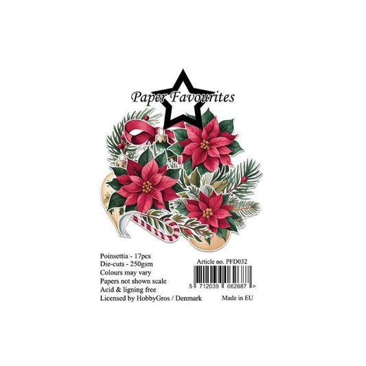 Paper Favourites Die-Cuts "Poinsettia" PFD032