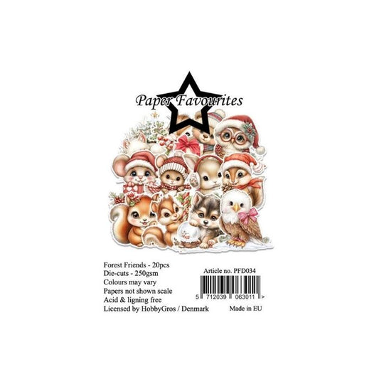 Paper Favourites Die-Cuts "Forest Friends" PFD034