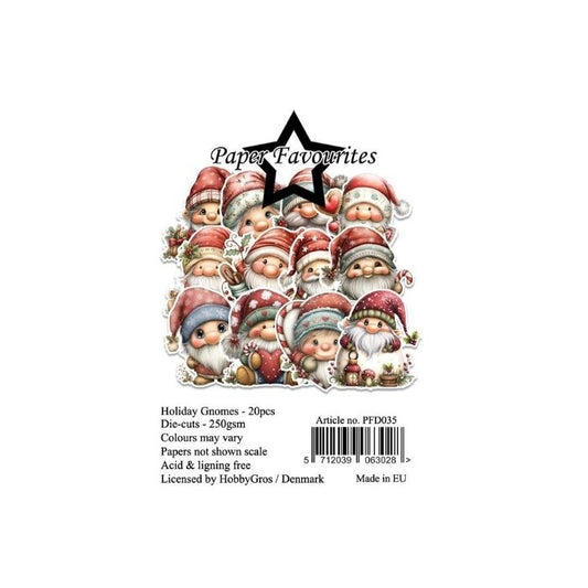 Paper Favourites Die-Cuts "Holiday Gnomes" PFD035