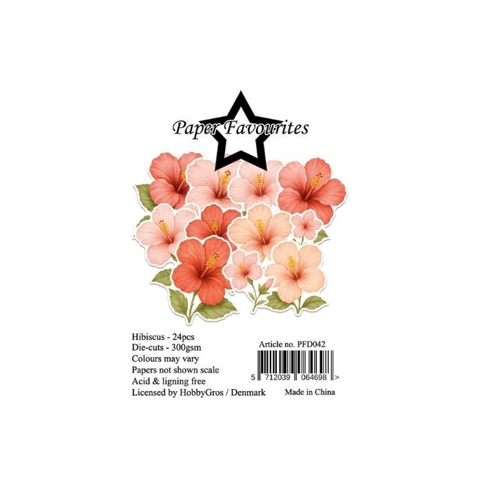 Paper Favourites Die-Cuts "Hibiscus" PFD042
